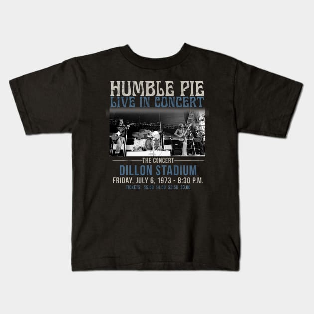 Humble Pie Vintage Live Concert Kids T-Shirt by KuldesaK